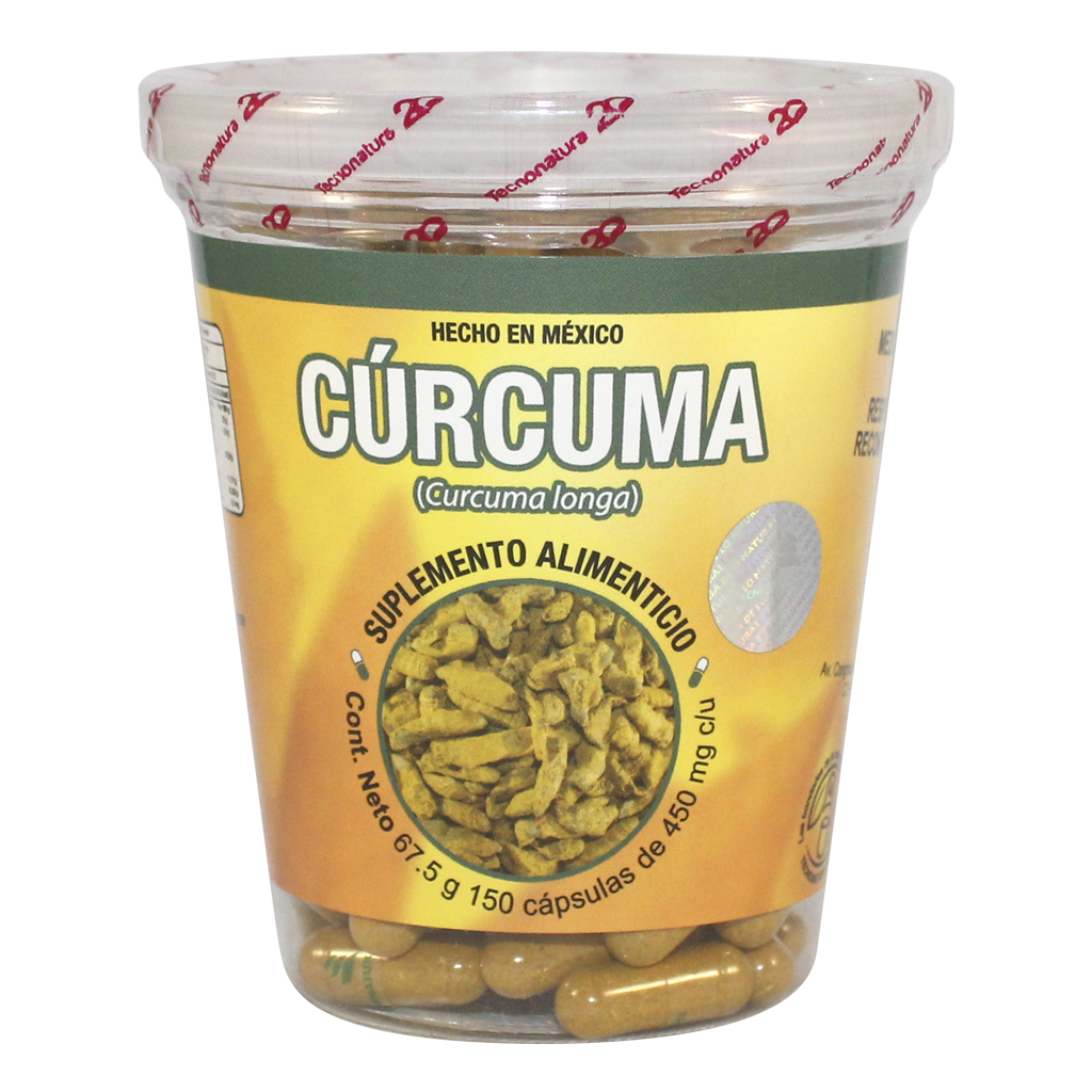 Cápsulas de Cúrcuma, Con Certificado Ecológico