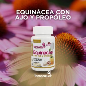 EQUINACEA CON AJO Y PROPOLEO 60 TABLETAS MASTICABLES TN